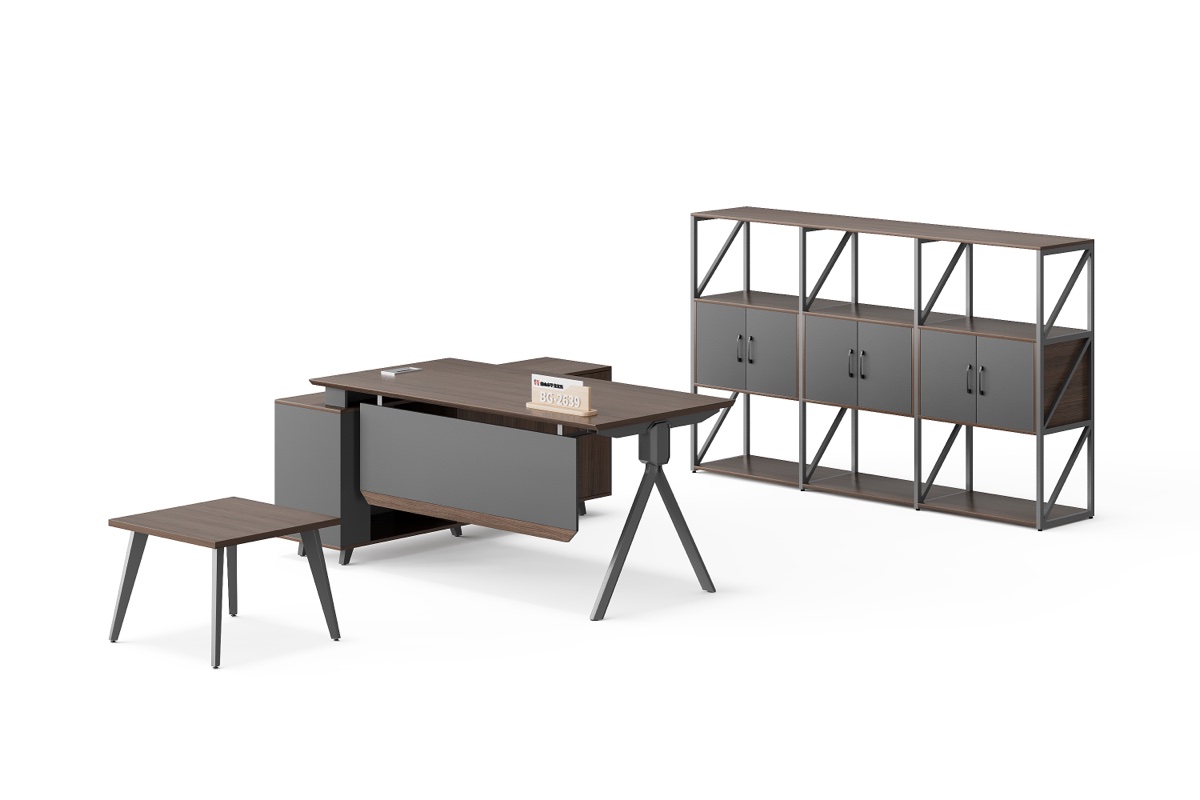 Meja Direktur L — detail fitur 1