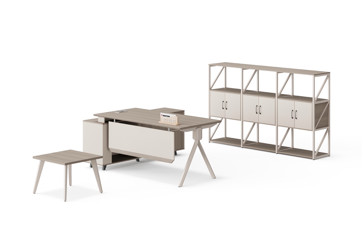 Meja Direktur L — detail fitur 2
