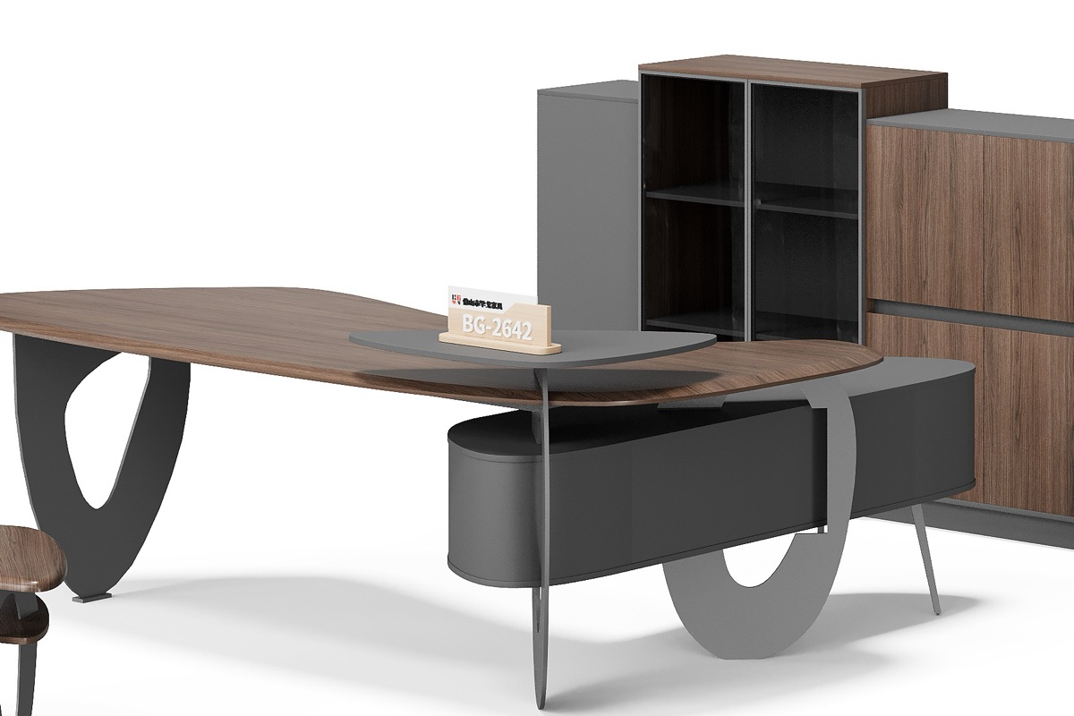Meja Manajer L-Shape — detail fitur 1