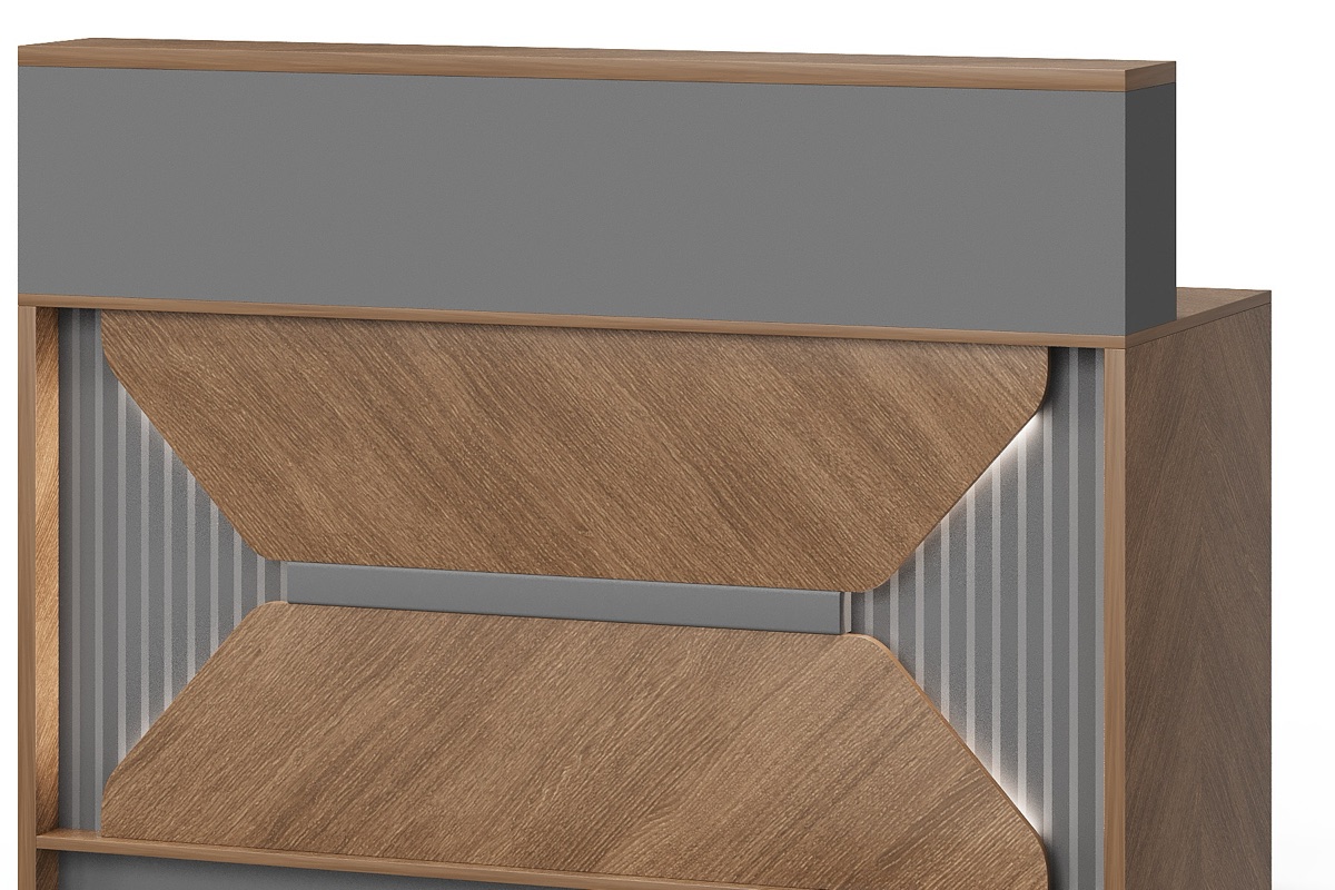 Meja Resepsionis — detail fitur 1