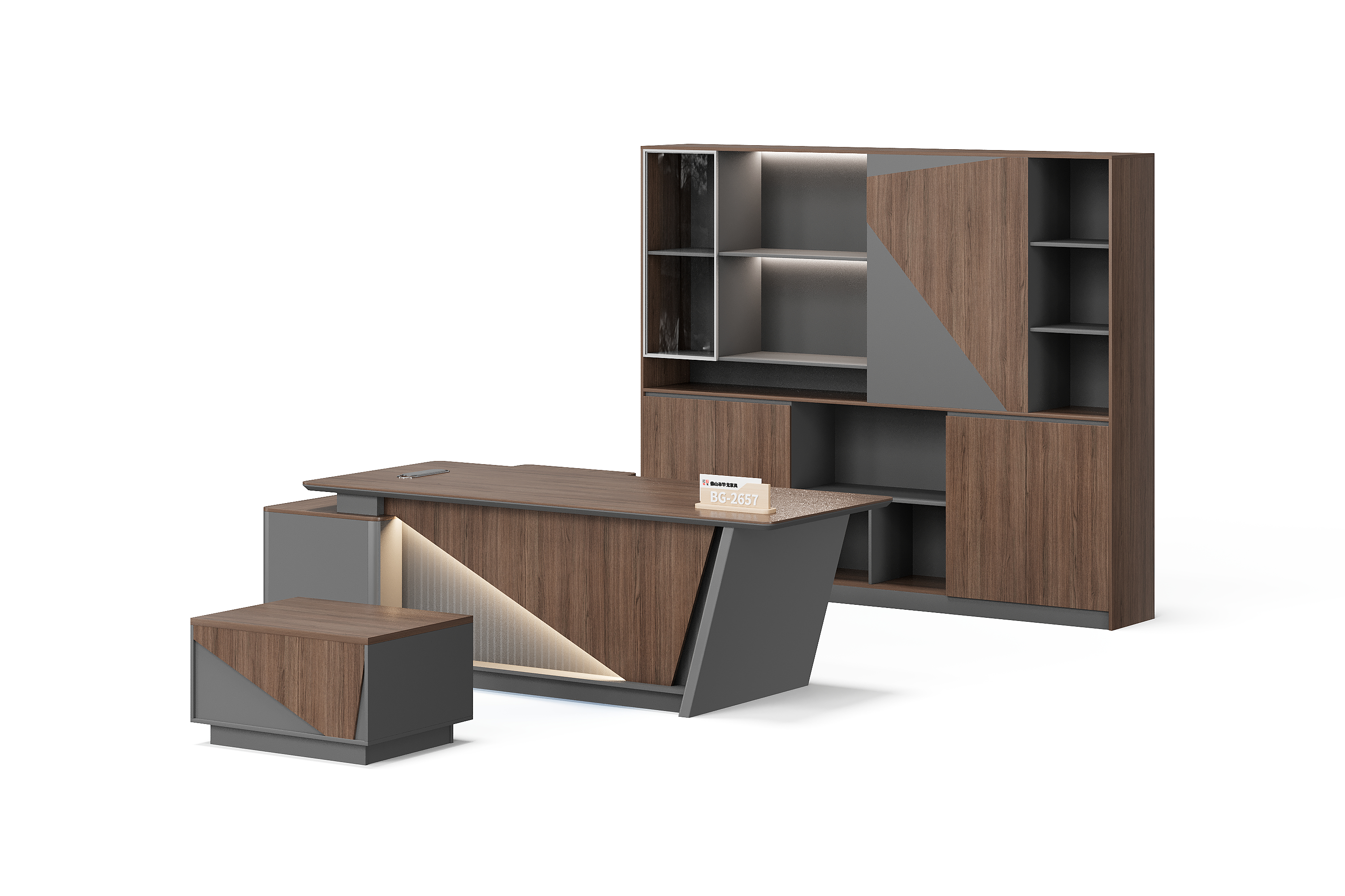 Meja Manajer L-Shape — BG-2657LA