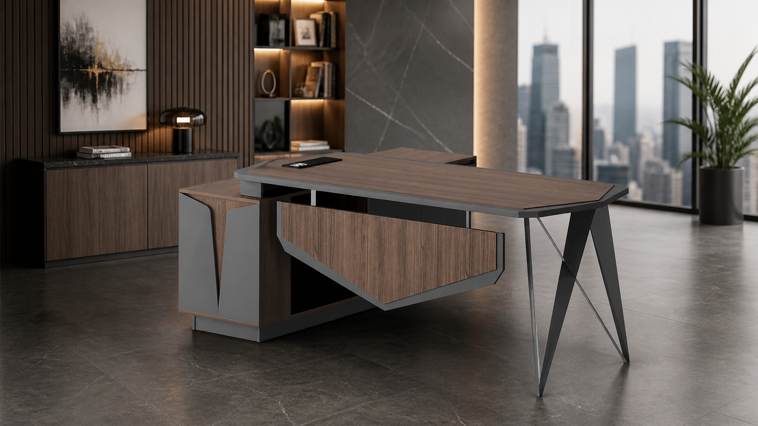 Manager Office Set — situasi kantor