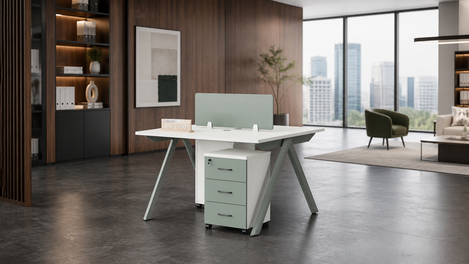 Executive Desk — situasi kantor