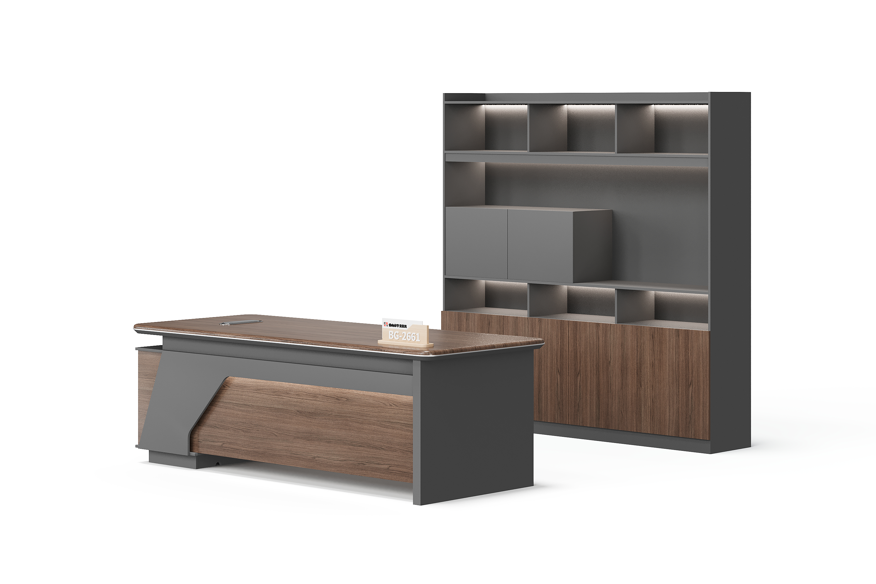 Meja Manajer L-Shape — BG-2661LA