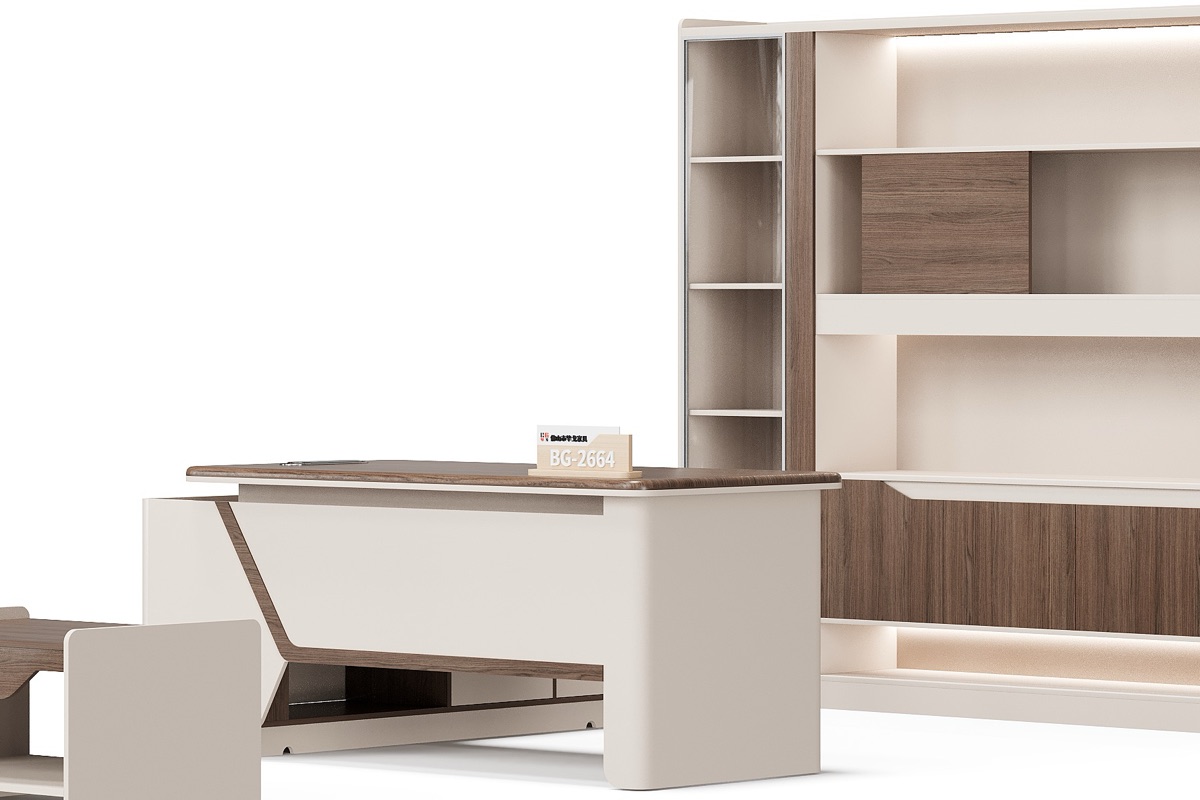 Meja Manajer L-Shape — detail fitur 1