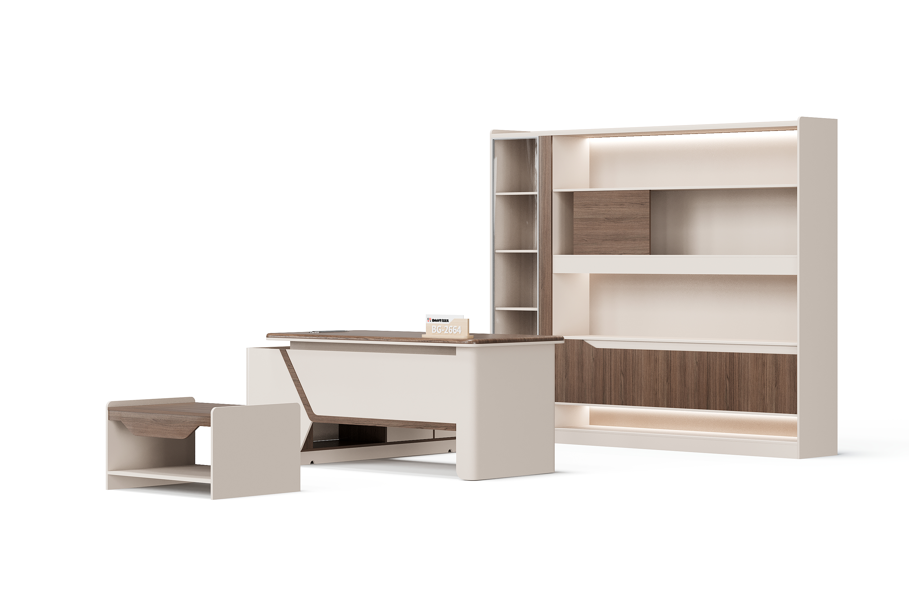 Meja Manajer L-Shape — BG-2664LA