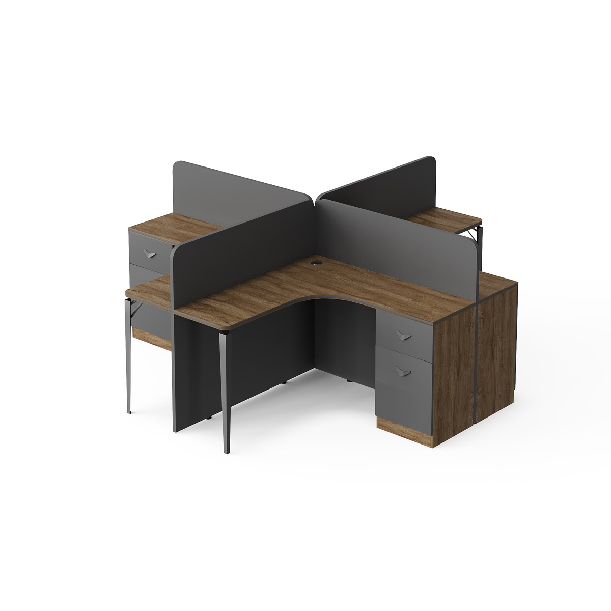 Meja Staf Bench — BG-T57-B4 — Foshan China office furniture manufacturer