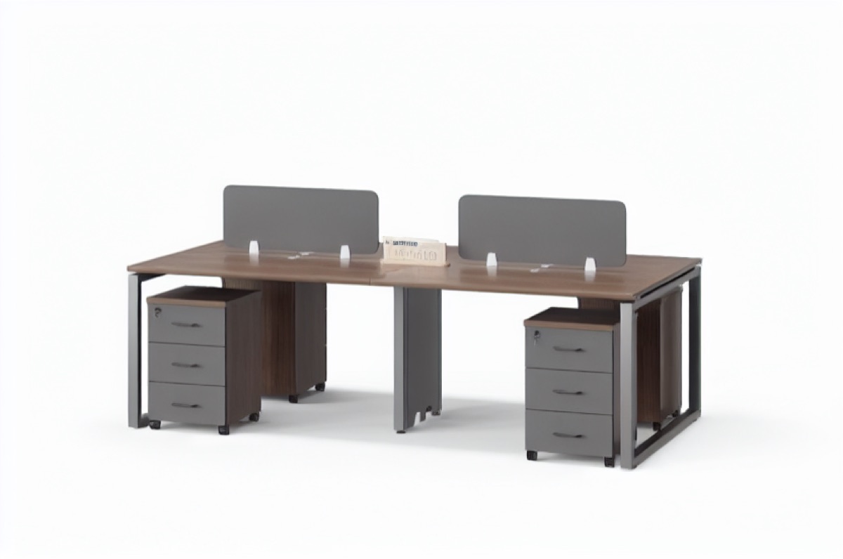 Workstation 4 Orang — situasi kantor