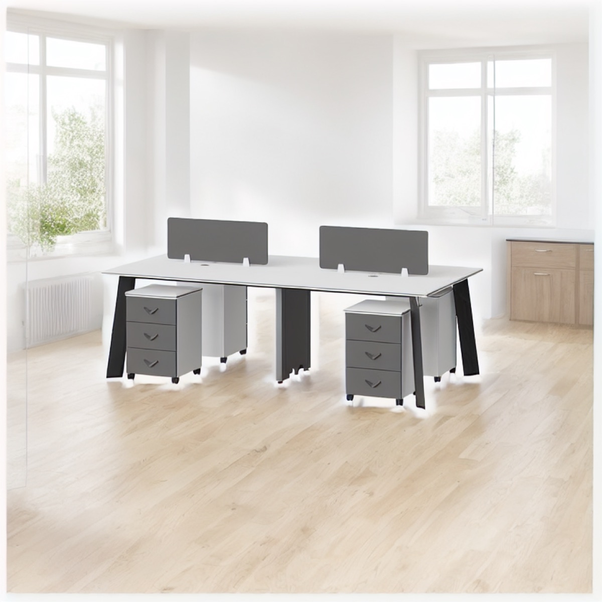 Workstation Kantor Modular — situasi kantor