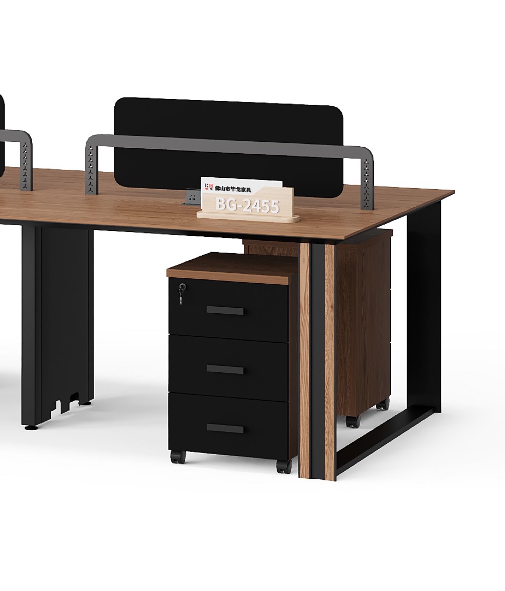 Workstation 2 Stasiun Top Bersama + Pedestal — detail fitur 2