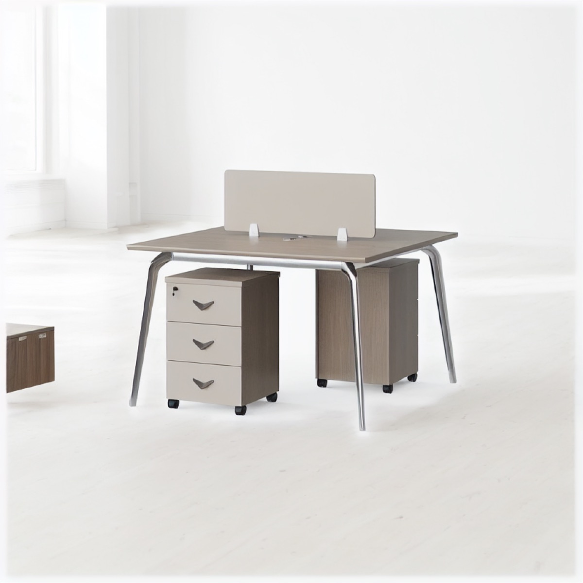 Workstation Kantor Modular 1200 — situasi kantor