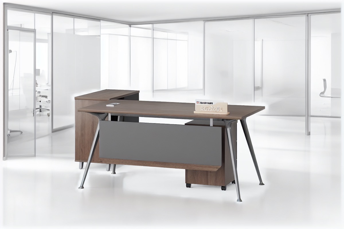 Meja Manajer Premium — situasi kantor