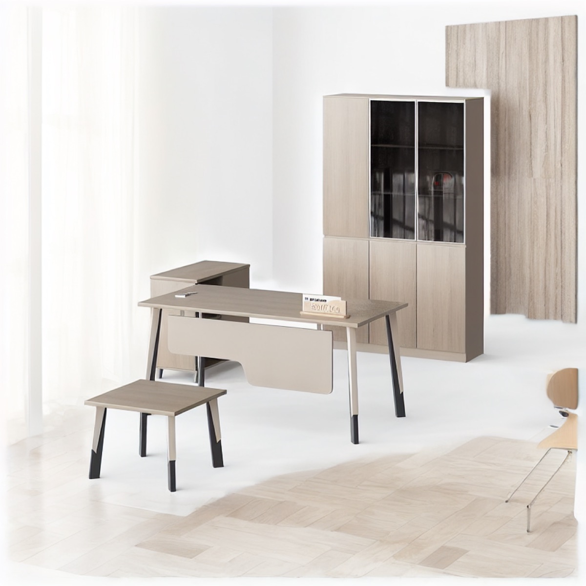 Minimalist Executive Desk — office scene