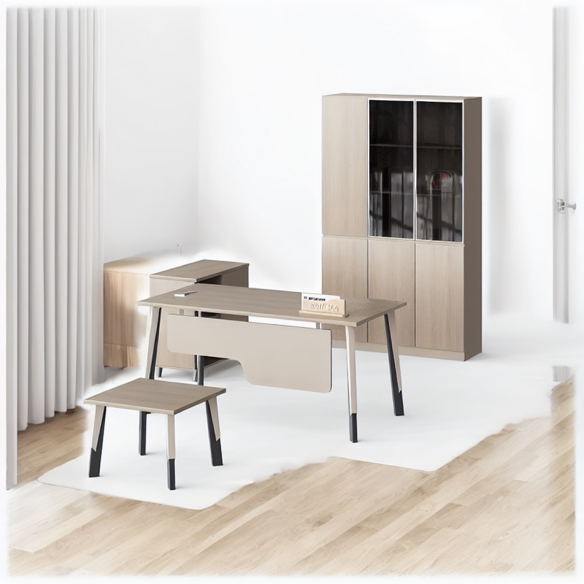 Minimalist Executive Desk — office scene