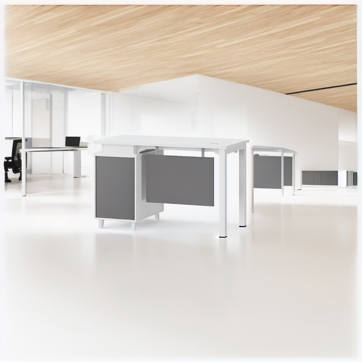 Meja Staf Kantor 1200 mm — situasi kantor