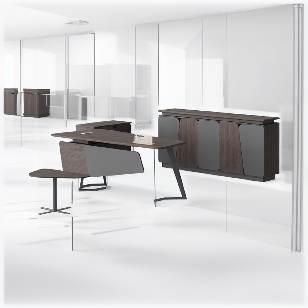 Meja Manager Modern — situasi kantor