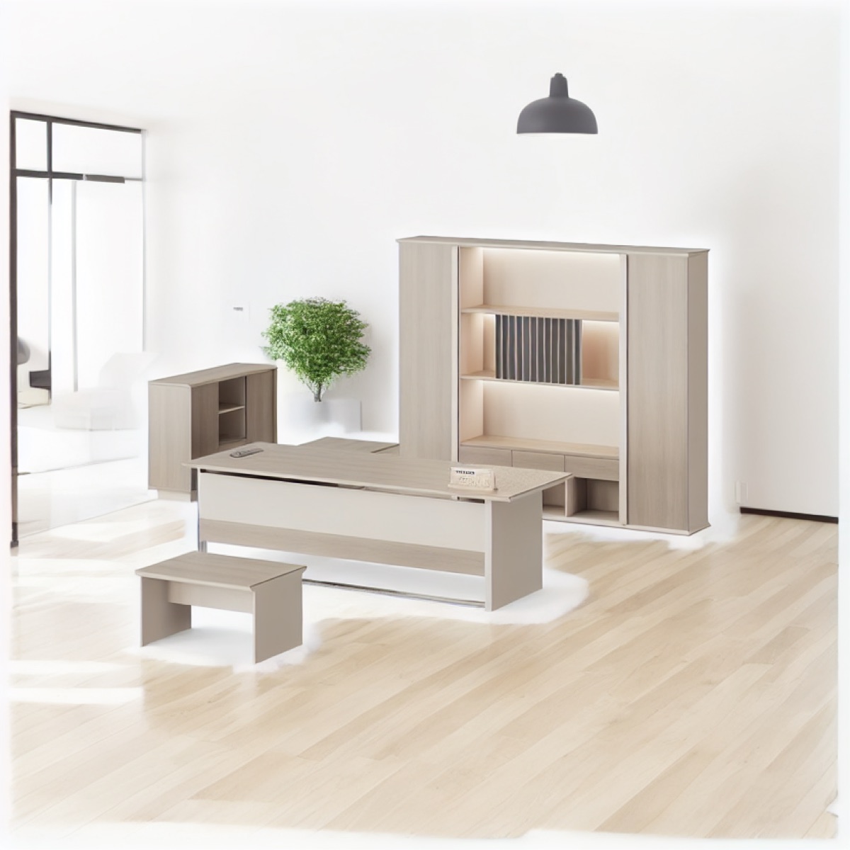 Office Coffee & Tea Table — office scene