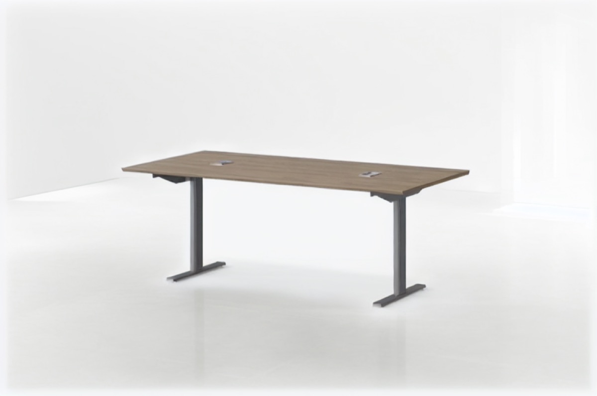 Oval Meeting Table — office scene