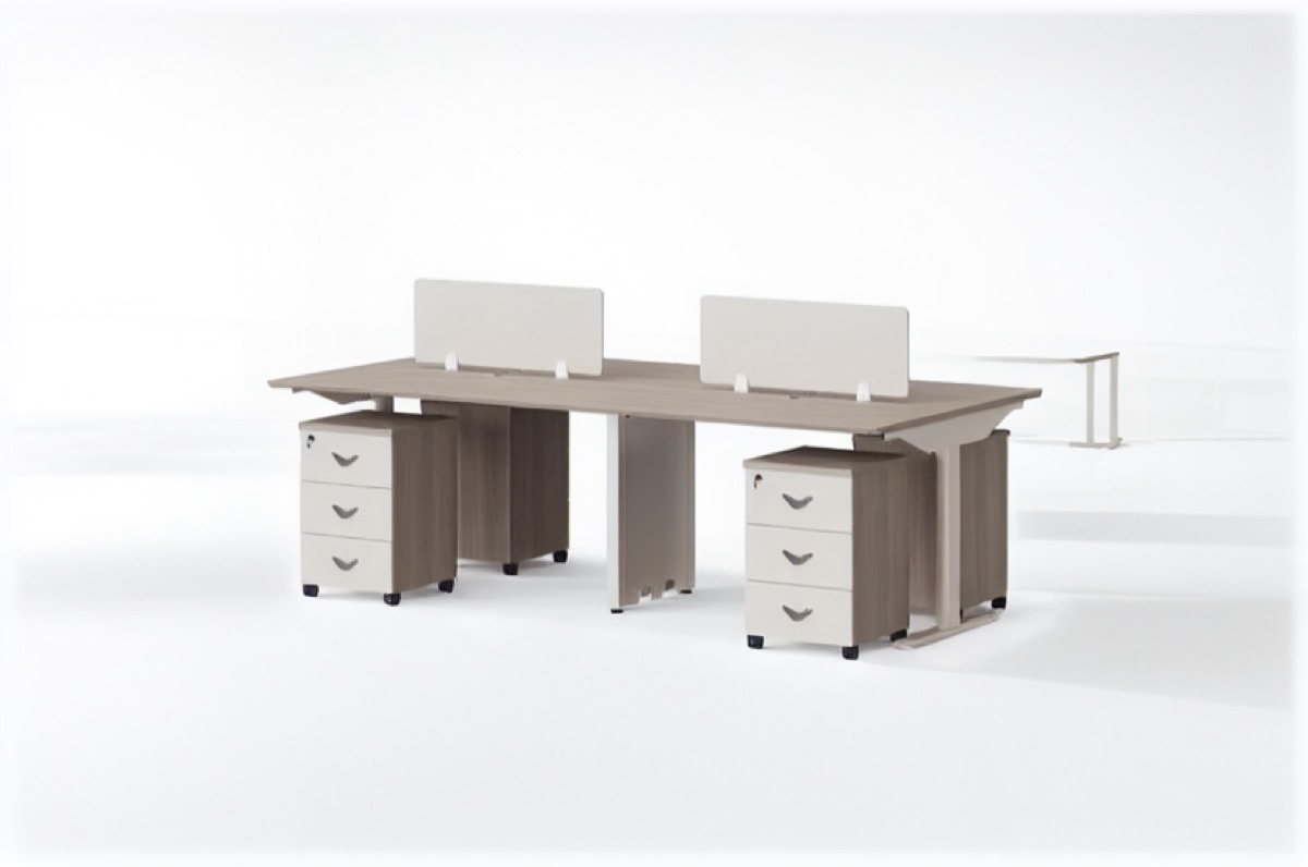 Workstation 4 Orang — situasi kantor