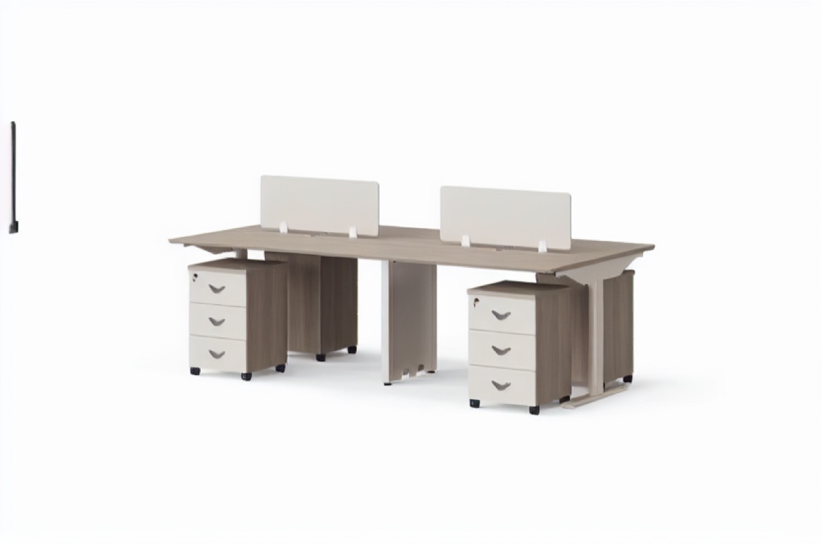 Workstation 4 Orang — situasi kantor