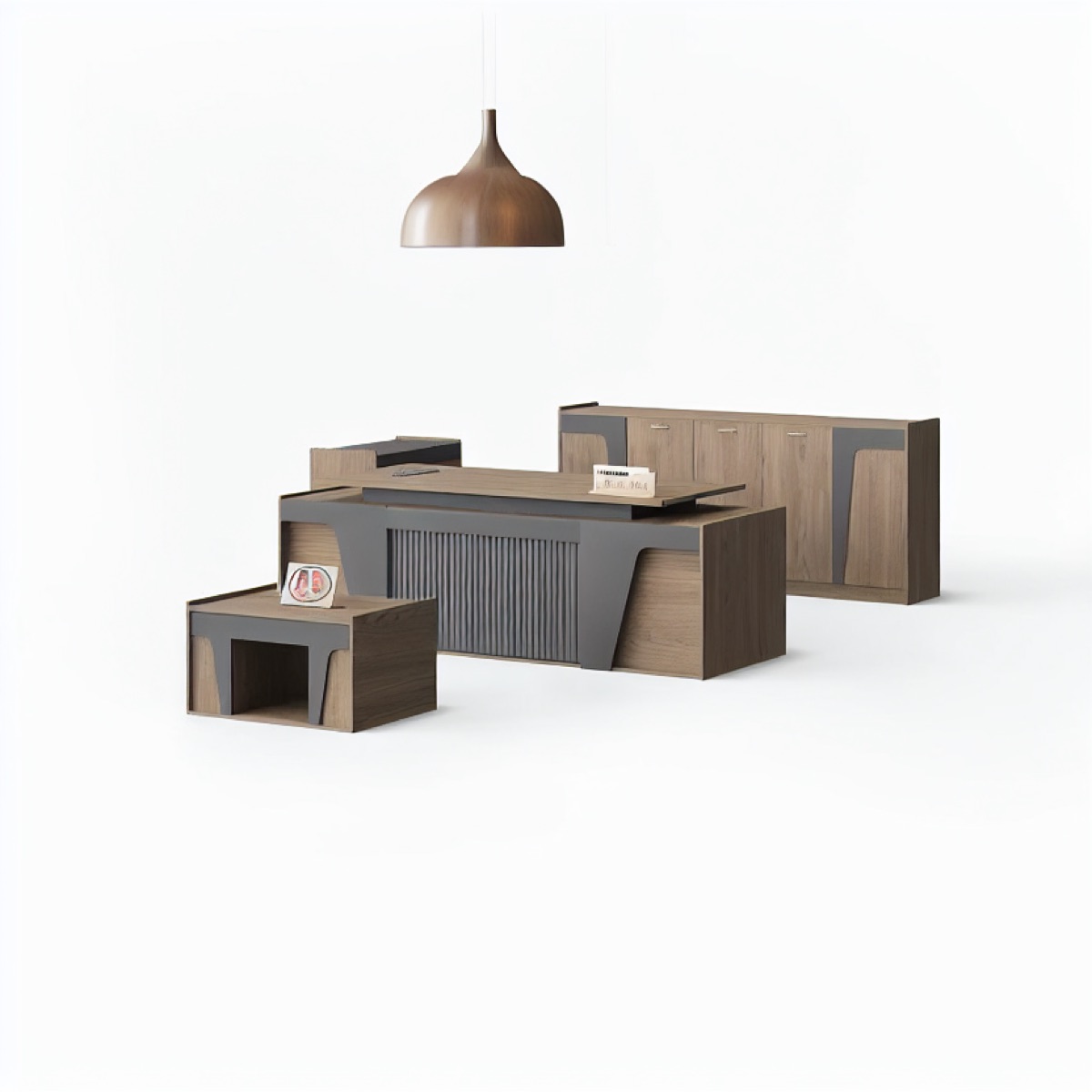 Meja Resepsionis Set — situasi kantor