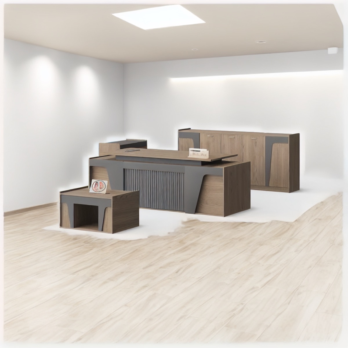 Meja Resepsionis Set — situasi kantor