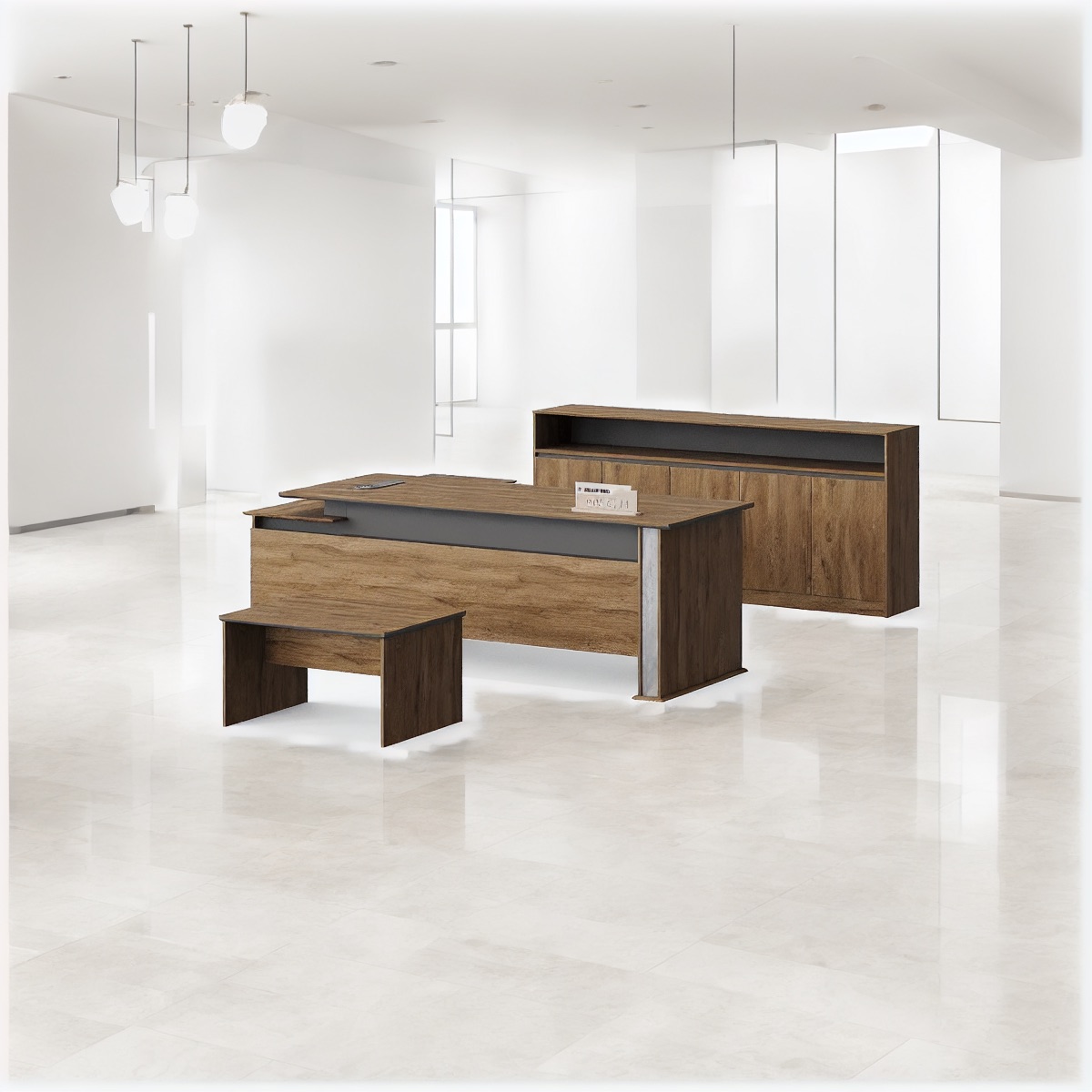 Reception Desk Set — office scene