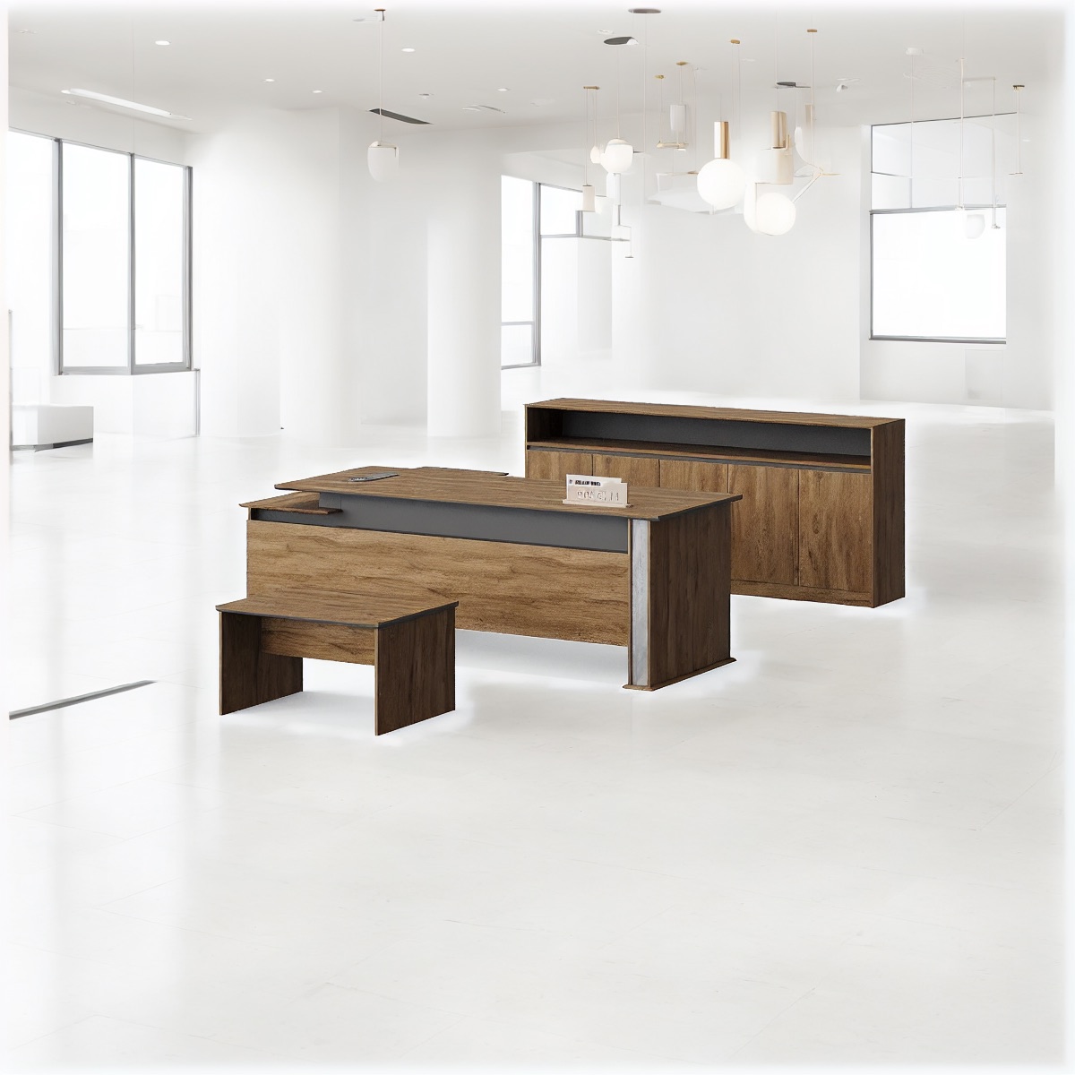 Reception Desk Set — office scene