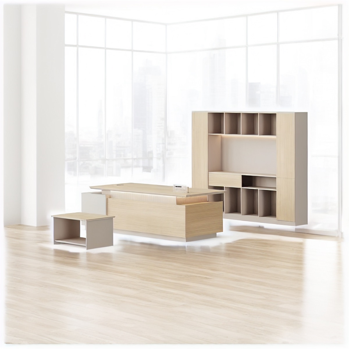 Meja Eksekutif Set — situasi kantor