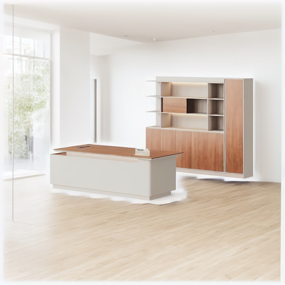 Modular Reception Desk — office scene