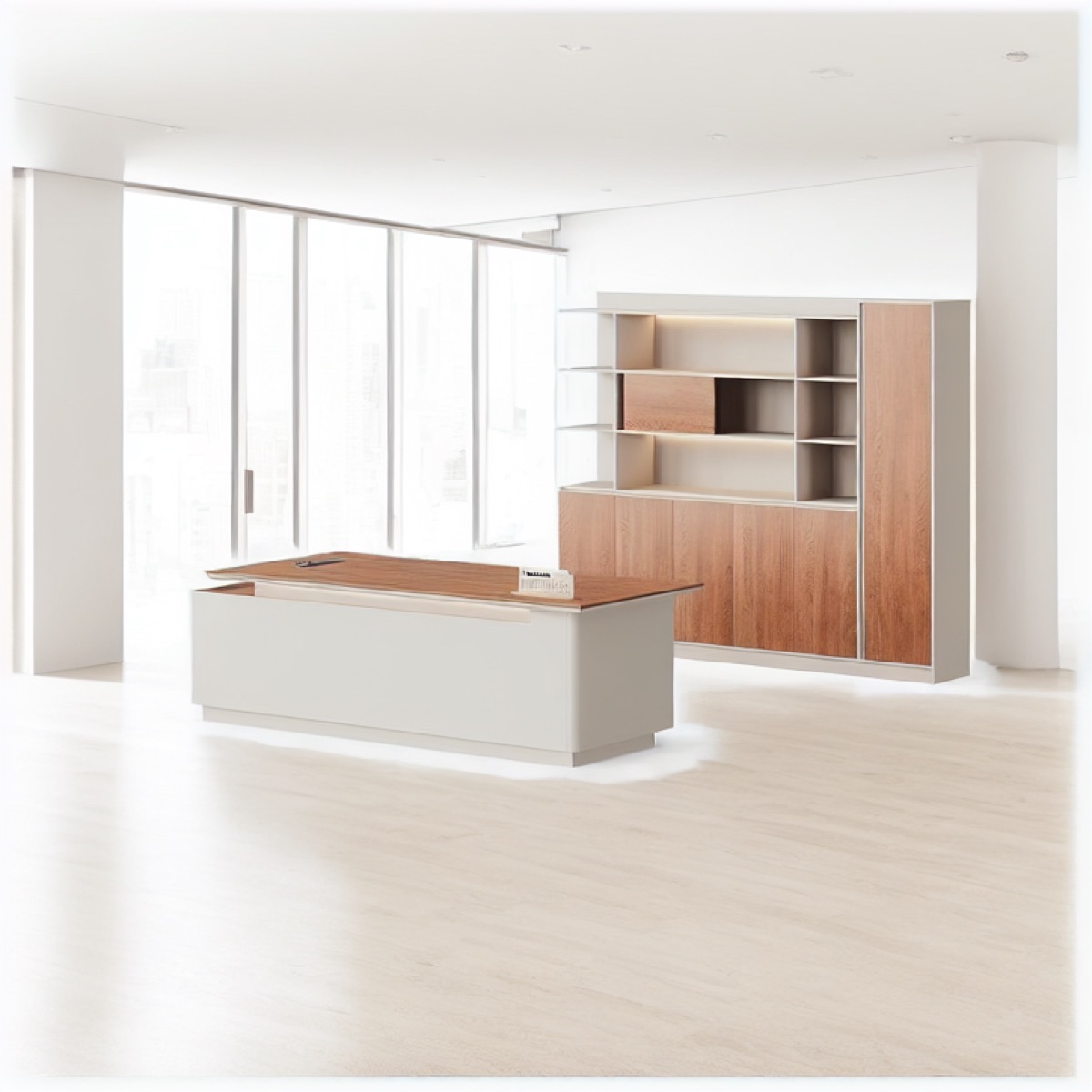 Modular Reception Desk — office scene