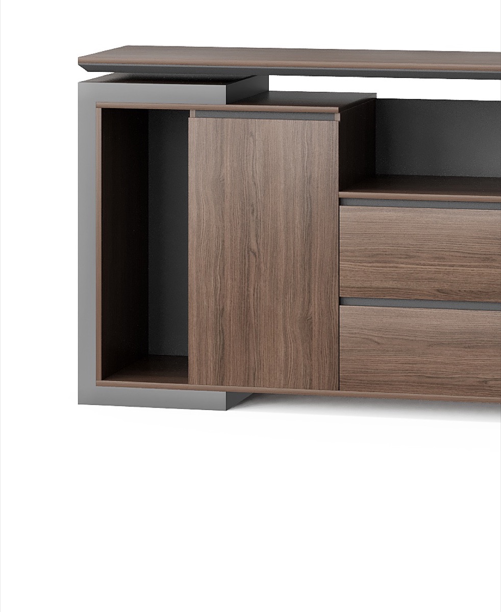 Kredenza Eksekutif 5 Modul Handleless — detail fitur 1