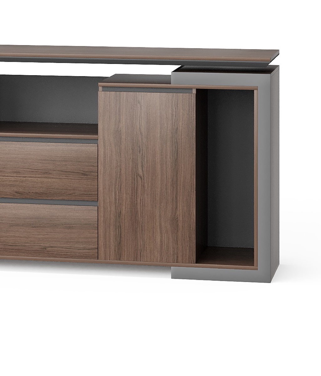 Kredenza Eksekutif 5 Modul Handleless — detail fitur 2