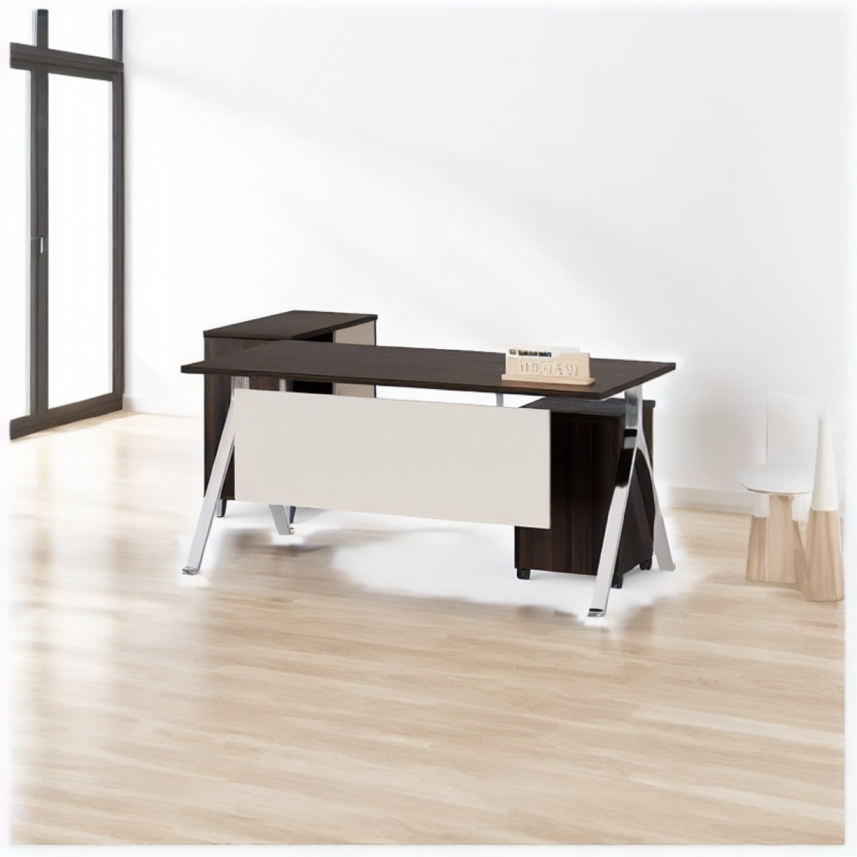 Meja Direktur + Kabinet Set — situasi kantor