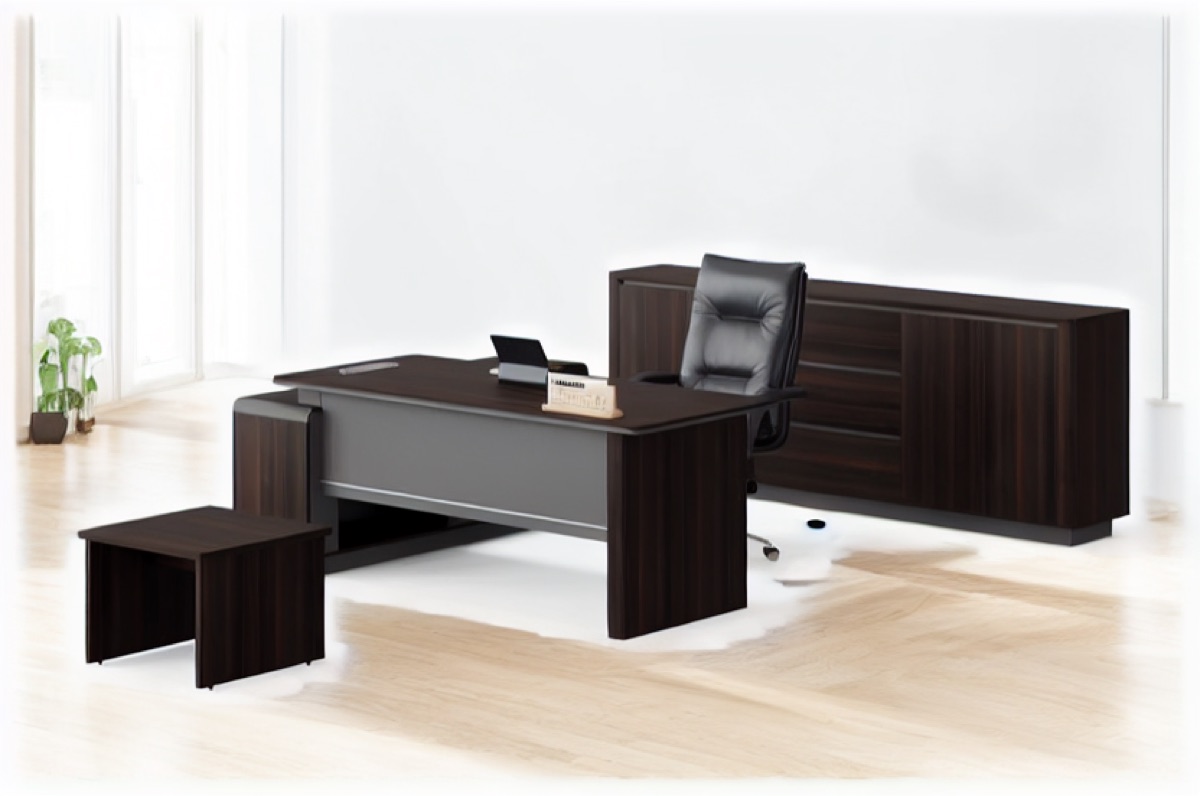Meja Direktur Lurus Kabinet — situasi kantor