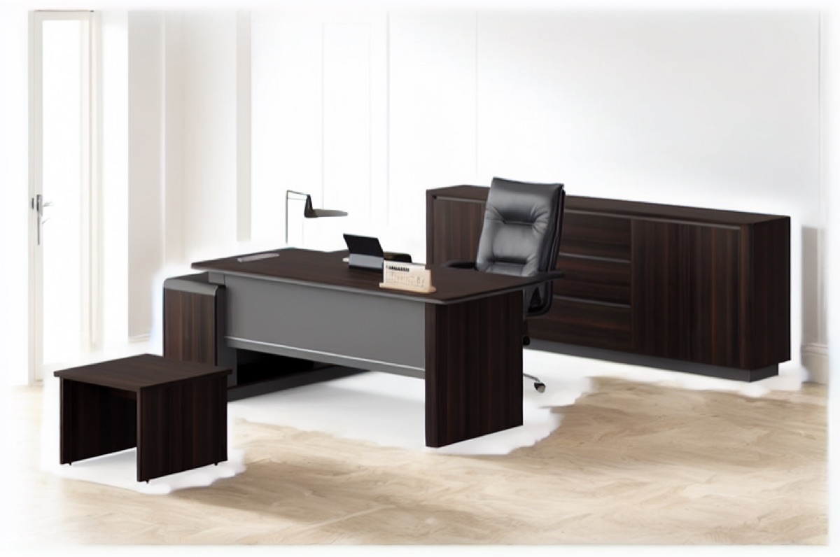 Meja Direktur Lurus Kabinet — situasi kantor