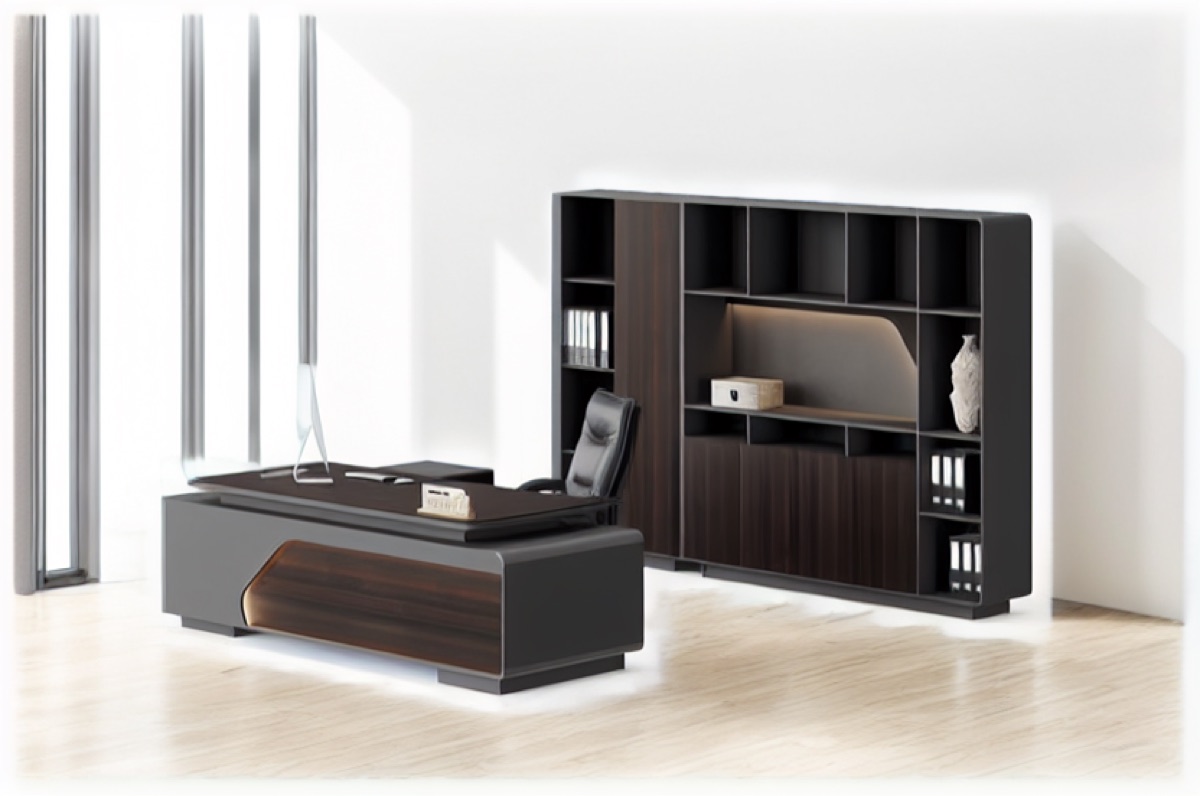Meja Eksekutif Set — situasi kantor