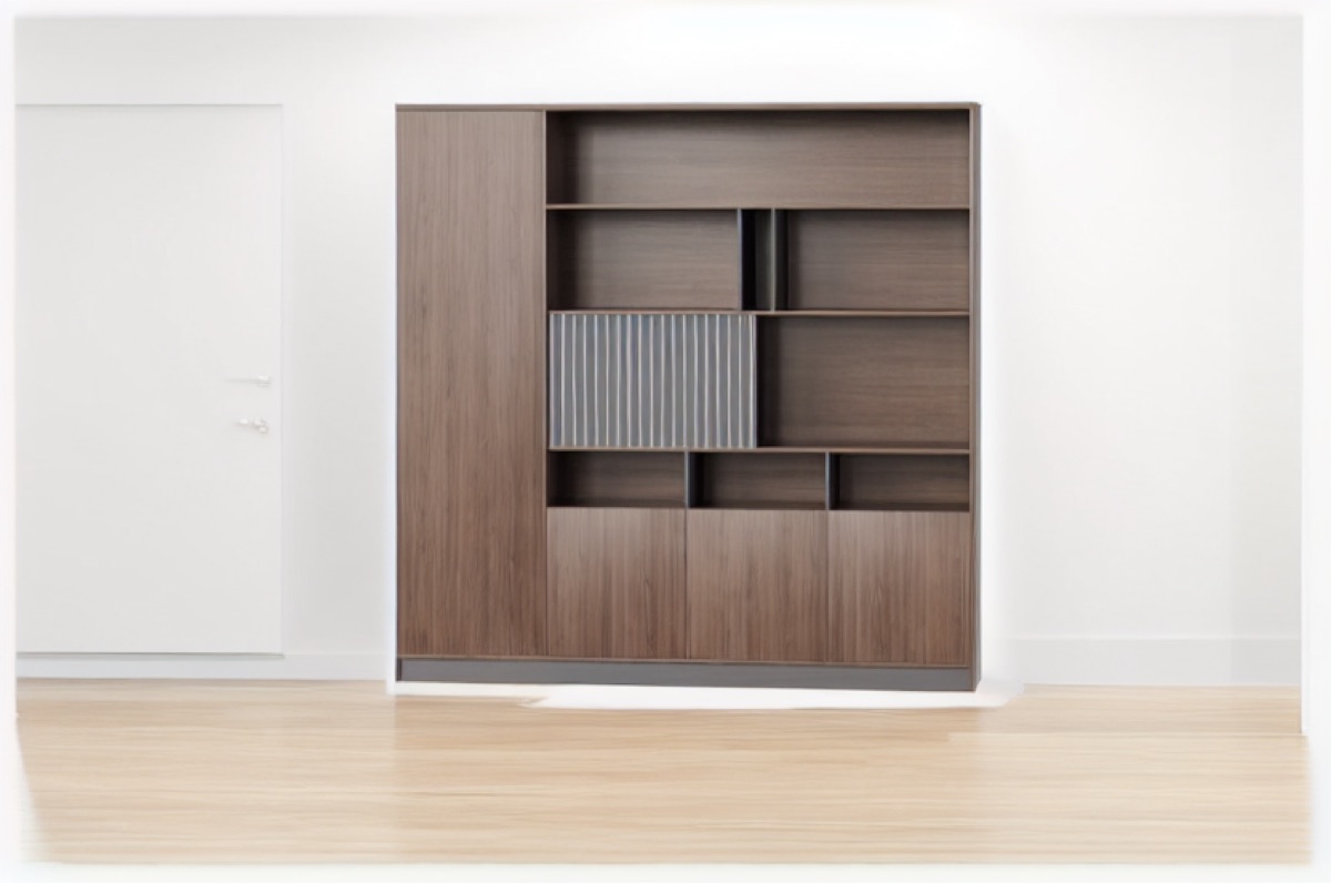 Office Bookcase Open Compartments — office scene