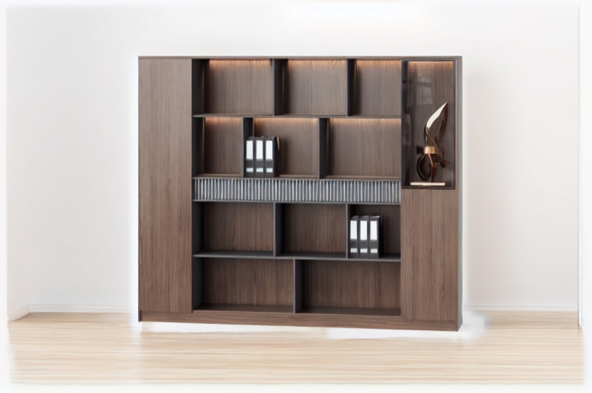 Kabinet Display Kantor Lampu LED — situasi kantor