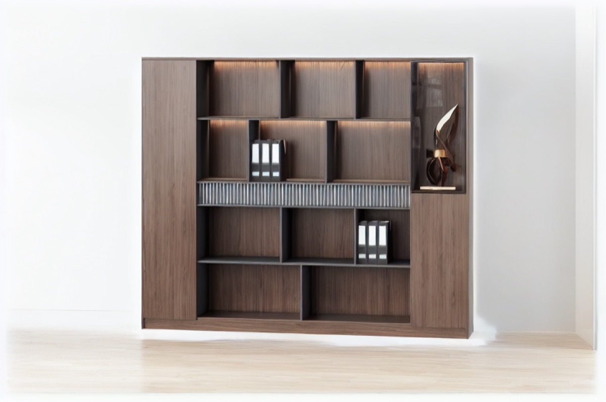 Kabinet Display Kantor Lampu LED — situasi kantor