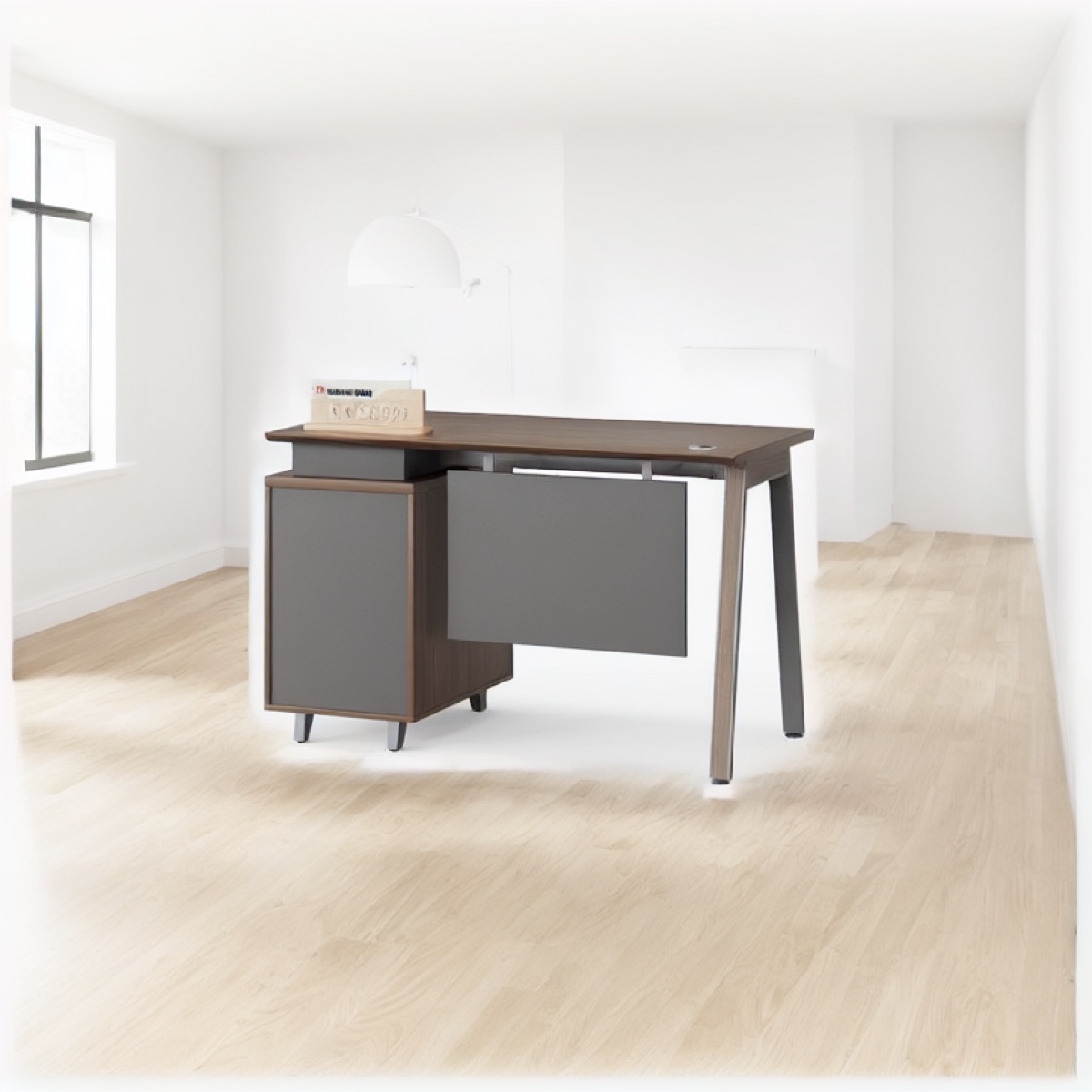 Meja Staf Kantor Minimalis — situasi kantor