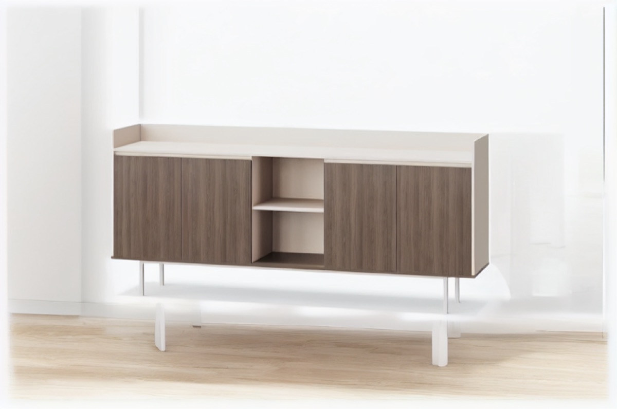 Kabinet Sisi Kantor Kaki Tapered + Rak — situasi kantor