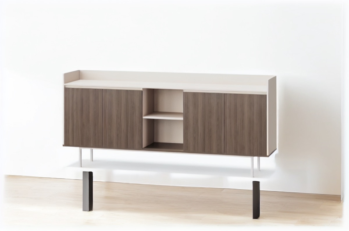 Kabinet Sisi Kantor Kaki Tapered + Rak — situasi kantor