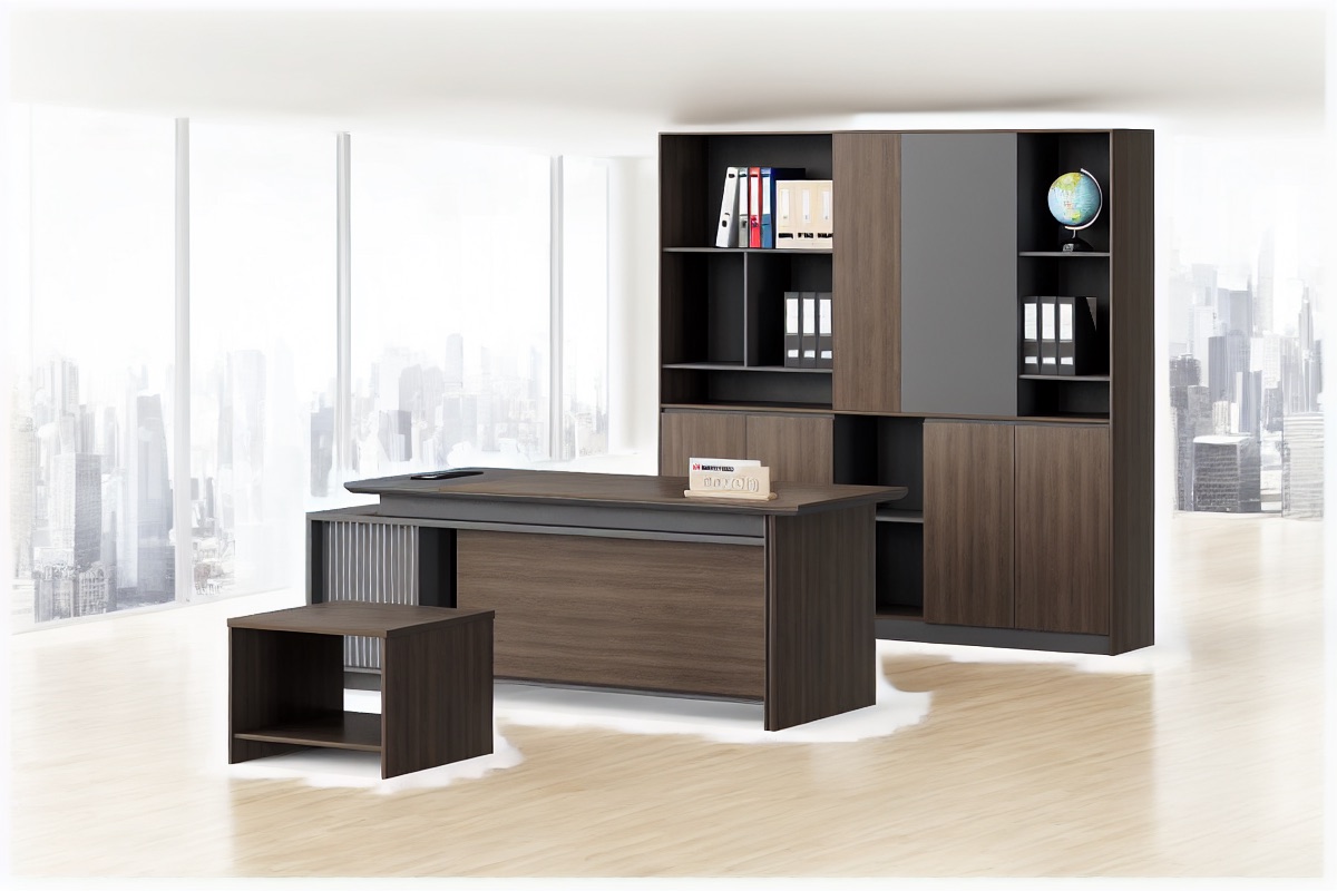Executive L-Shape Desk — office scene