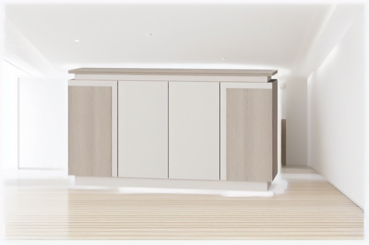 Kabinet Kantor Dua Warna Pintu Panel — situasi kantor