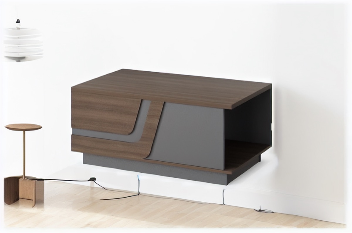Office Coffee Table with Drawers, G28 — office scene
