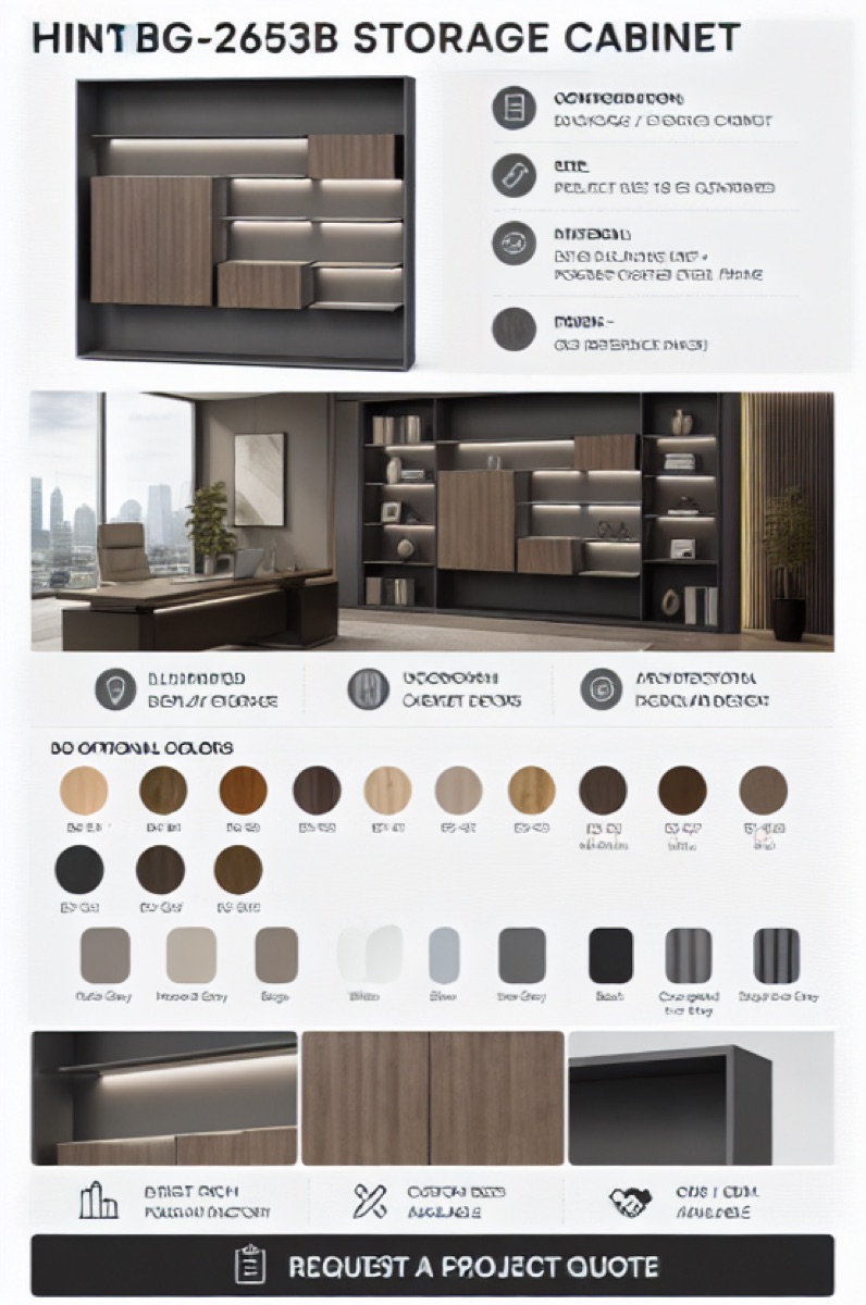 Kabinet Arsip Kantor — situasi kantor
