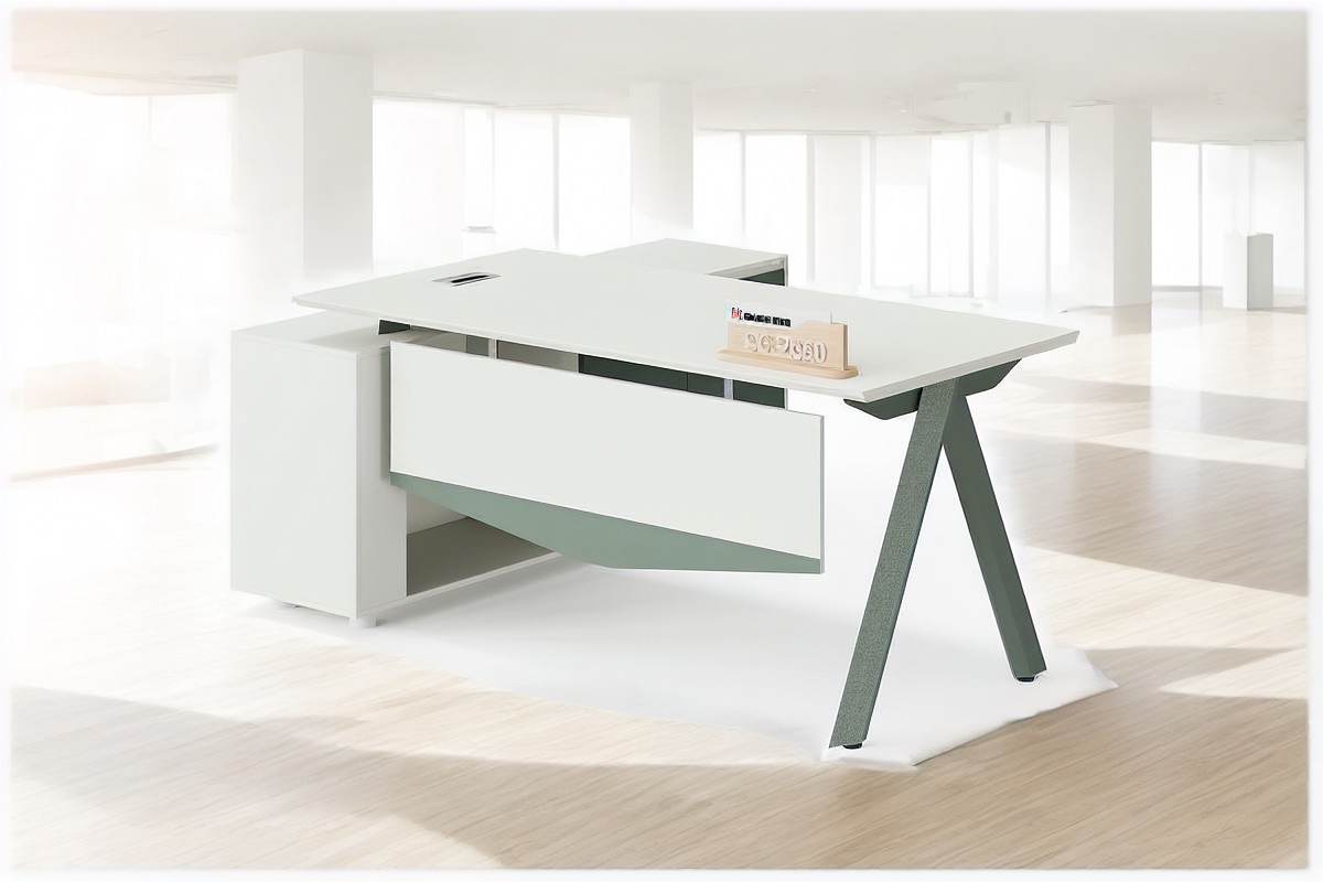 L-Shape Executive Desk — office scene