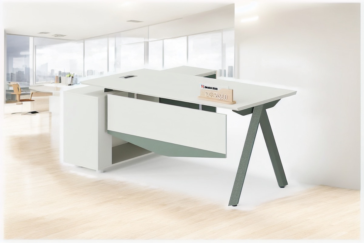 L-Shape Executive Desk — office scene