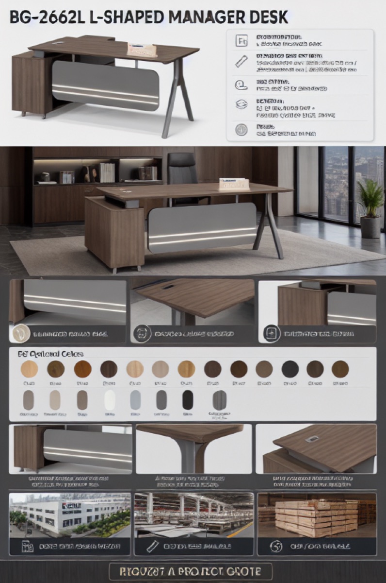 Meja Manajer — situasi kantor